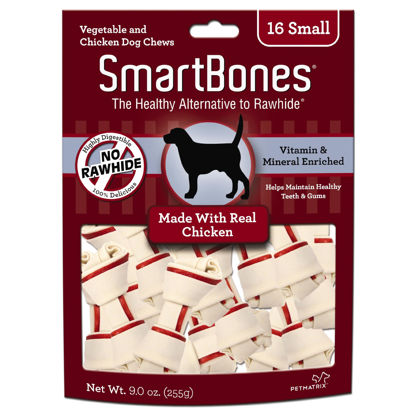 Picture of SmartBones Chicken Dog Chew, Mini, 16 pieces/pack