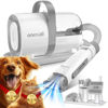 Picture of oneisall Dog Hair Vacuum & Dog Grooming Kit, Pet Grooming Vacuum with Pet Clipper Nail Grinder, 1.5L Dust Cup Dog Brush Vacuum with 7 Pet Grooming Tools for Shedding Pet Hair, Home Cleaning
