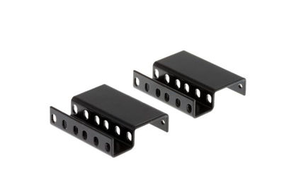 Picture of CablesAndKits Recessed Rack Adapter, 3" Recess or Extend from Face of Rack, Rail Depth Adapter, Extender, 25 lb (11 kg) Weight Capacity, for Computers, Servers or Network Equipment (2RU)