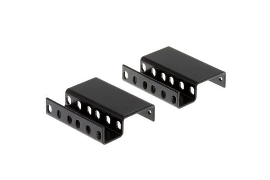 Picture of CablesAndKits Recessed Rack Adapter, 3" Recess or Extend from Face of Rack, Rail Depth Adapter, Extender, 25 lb (11 kg) Weight Capacity, for Computers, Servers or Network Equipment (2RU)