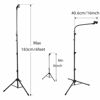 Picture of Mic Stand Boom Microphone Stands Tripod Gooseneck mic arm stand Height Adjustable 3'- 6' with Mic Clips and 3/8" - 5/8" Adapter Microphone stand for Singing