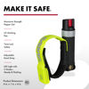 Picture of SABRE Runner Pepper Gel for Self Defense with Adjustable LED Hand Strap for Running, Always On or Flashing Light, Ambidextrous Fit, Max Strength 35 Bursts, Protect Against Multiple Threats, 0.67 fl oz