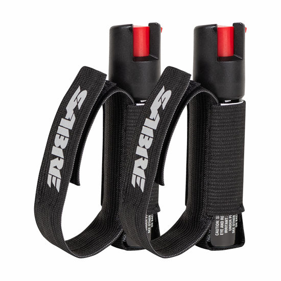 Picture of SABRE Runner Pepper Gel, Maximum Police Strength OC Pepper Spray Gel, Reflective Hand Strap for Easy Carry & Quick Access, Secure & Easy to Use Safety, Clip-On Alarm & LED Armband Combos, 0.67 fl oz