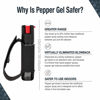 Picture of SABRE Runner Pepper Gel, Maximum Police Strength OC Pepper Spray Gel, Reflective Hand Strap for Easy Carry & Quick Access, Secure & Easy to Use Safety, Clip-On Alarm & LED Armband Combos, 0.67 fl oz