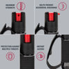 Picture of SABRE Runner Pepper Gel, Maximum Police Strength OC Pepper Spray Gel, Reflective Hand Strap for Easy Carry & Quick Access, Secure & Easy to Use Safety, Clip-On Alarm & LED Armband Combos, 0.67 fl oz