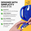 Picture of 3DFitBud Simple Step Counter Walking 3D Pedometer from 3DActive with Clip & Lanyard - A420S - Royal Blue