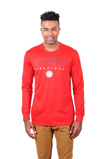 Picture of Ultra Game Men's Standard Long Sleeve Athletic Quick Dry Performance T-Shirt, Team Color, Medium