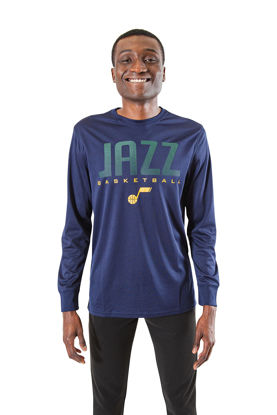 Picture of Ultra Game Men's Standard Long Sleeve Athletic Quick Dry Performance T-Shirt, Team Color, Medium