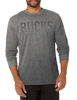 Picture of Ultra Game Men's Standard Long Sleeve Athletic Quick Dry Performance T-Shirt, Heather Charcoal, X-Large