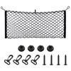 Picture of Amiss Cargo Net Stretchable, Car Exterior Accessories, Adjustable Elastic Trunk Storage Net with Hook for SUVs, Cars and Trucks (11.8"x 31.5")