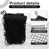 Picture of Amiss Cargo Net Stretchable, Car Exterior Accessories, Adjustable Elastic Trunk Storage Net with Hook for SUVs, Cars and Trucks (11.8"x 31.5")