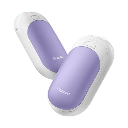 Picture of OCOOPA Magnetic Rechargeable Hand Warmers 2 Pack, Fast Heating, 3-Settings, UL Certified, Electric Portable Pocket Heater, Hunting, Golf, Camping Gear, Warm Unique Gifts for Women, UT3 Lite