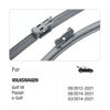 Picture of 26"+18" Windshield Wiper Blades Replacement For VW Volkswagen GTI Golf 2020-2015 e-Golf 2021-2014 Audi A3 2021-2012 S3 2021-2013 RS3 2021-2015 Original Equipment Wiper Blades (Set of 2) Top Lock 16mm