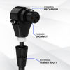 Picture of LyxPro 10 Feet Right Angle XLR Female to Male 3 Pin Mic Cord for Powered Speakers Audio Interface Professional Pro Audio Performance Camcorders DSLR Video Cameras and Recording Devices - Blue