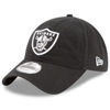 Picture of New Era NFL Core Classic 9TWENTY Team Color Adjustable Hat Cap One Size Fits All (US, Alpha, One Size, Las Vegas Raiders Black, Las Vegas Raiders)