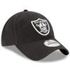 Picture of New Era NFL Core Classic 9TWENTY Team Color Adjustable Hat Cap One Size Fits All (US, Alpha, One Size, Las Vegas Raiders Black, Las Vegas Raiders)