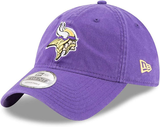 Picture of New Era NFL Core Classic 9TWENTY Team Color Adjustable Hat Cap One Size Fits All - Minnesota Vikings Purple