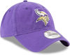 Picture of New Era NFL Core Classic 9TWENTY Team Color Adjustable Hat Cap One Size Fits All - Minnesota Vikings Purple