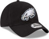 Picture of New Era NFL Core Classic 9TWENTY Team Color Adjustable Hat Cap One Size Fits All (US, Alpha, One Size, Philadelphia Eagles Black, Philadelphia Eagles)