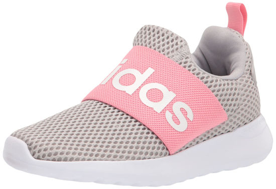 Picture of adidas Lite Racer Adapt 4.0 Running Shoes, Grey/Grey/Super Pop, 11.5 US Unisex Little Kid