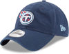 Picture of New Era NFL Core Classic 9TWENTY Team Color Adjustable Hat Cap One Size Fits All (US, Alpha, One Size, Tennessee Titans Navy, Tennessee Titans)
