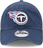 Picture of New Era NFL Core Classic 9TWENTY Team Color Adjustable Hat Cap One Size Fits All (US, Alpha, One Size, Tennessee Titans Navy, Tennessee Titans)