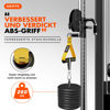 Picture of Exercise Handles, D Handle Cable Attachment, Grip Attachments for Cable Machine Pulleys, Resistance Bands and Strength Trainers, Pull Down Exercise Accessories, Home Gym Exercise Machine Attachments