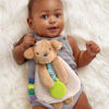 Picture of Itzy Ritzy - Itzy Lovey Including Teether - Baby Lovey with Teether, Textured Ribbons & Dangle Arms - Features Crinkle Sound, Sherpa Fabric and Minky Plush (Puppy)