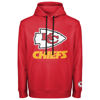 Picture of FOCO NFL Men's Official Sideline Primary Logo Performance Pullover Hoodie Sweatshirt (US, Alpha, Large, Regular, Regular, Kansas City Chiefs - Red)