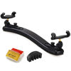 Picture of NANYI 4/4 Violin Shoulder Rest Collapsible Adjustable 3/4 Size Violin niversal Type Violin Parts soft Safety Easy to use, High strength sponge (Black) mute and rosin.
