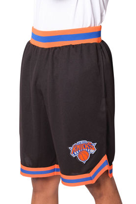 Picture of Ultra Game NBA New York Knicks Mens Woven Basketball Shorts, Team Color, XX-Large