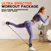 Picture of Ankle Resistance Bands with Cuffs for Leg and Glute Training - Exercise Equipment for Kickbacks and Hip Exercises