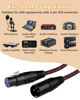 Picture of VANDESAIL XLR Cable Short, Microphone Cable 1 ft 6 Pack, Mic Cord Braided Balanced 3 Pin Connector Male to Female XLR for Mixer, XLR Speaker Systems ect