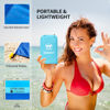 Picture of WIWIGO Beach Blanket Waterproof Sandproof Beach Mat 79" X 83" /10'x9'for 2-8 Adults Quick Drying Outdoor Picnic Mat Beach Accessories for Travel, Camping, Hiking