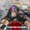 Picture of COFIT Motorcycle Gloves Breathable, Touchscreen Motorbike Gloves Anti-Slip with Good Grip Hard Knuckles Protection for Men Women Motocross, BMX ATV MTB Cycling, Road Racing - Orange M