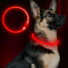 Picture of Led Dog Collar, BSEEN USB Rechargeable Flash Dog Necklace Light, Pet Safety Collar Makes Your Beloved Dogs Be Seen at Night for Small Medium Large Dogs(Red)