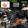 Picture of MOREOK Workout Gloves Padded Weight Lifting Gloves for Men/Women, [3MM Gel] Fingerless Grip Gym Gloves Fitness Gloves Black-XL