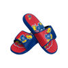 Picture of FOCO Kansas Jayhawks NCAA Mens Colorblock Big Logo Gel Slides - L