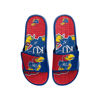 Picture of FOCO Kansas Jayhawks NCAA Mens Colorblock Big Logo Gel Slides - L
