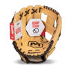 Picture of Franklin Sports Baseball + Softball Glove - Field Master Baseball + Softball Mitt - Adult + Youth Glove - Men's + Women's Baseball + Softball Gloves - Left Hand Throw - 11" - Camel Brown