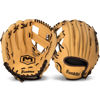 Picture of Franklin Sports Baseball + Softball Glove - Field Master Baseball + Softball Mitt - Adult + Youth Glove - Men's + Women's Baseball + Softball Gloves - Left Hand Throw - 11" - Camel Brown