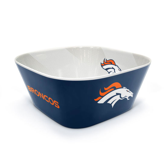 Picture of YouTheFan NFL Denver Broncos Large Party Bowl