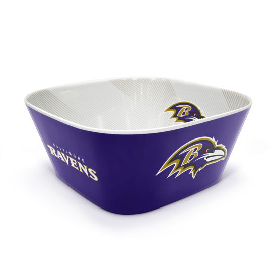 Picture of YouTheFan NFL Baltimore Ravens Large Party Bowl