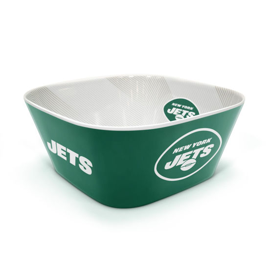 Picture of YouTheFan NFL New York Jets Large Party Bowl
