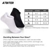 Picture of ATBITER Ankle Socks Women's Thin Athletic Running Low Cut No Show Socks With Heel Tab 6 Pairs