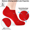 Picture of ATBITER Ankle Socks Women's Thin Athletic Running Low Cut No Show Socks With Heel Tab 6 Pairs