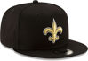 Picture of New Era NFL 9FIFTY Team Color Adjustable Snapback Hat Cap - One Size (US, Alpha, One Size, New Orleans Saints - Black)