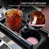 Picture of ME.FAN Car Cup Coaster [4 Pack] Silicone Car Coasters/Cup Mats - 2.75In Universal Non-Slip Recessed Car Interior Accessories - Car Cup Holder Insert Coasters Dusty Rose