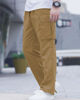 Picture of LYRXXX Men's Casual Cargo Pants Hiking Pants Workout Joggers Sweatpants for Men,DarkKhaki,S