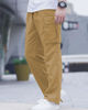 Picture of LYRXXX Men's Casual Cargo Pants Hiking Pants Workout Joggers Sweatpants for Men,Khaki,S